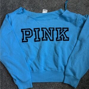 PINK Victoria's Secret Light Blue Sweatshirt
